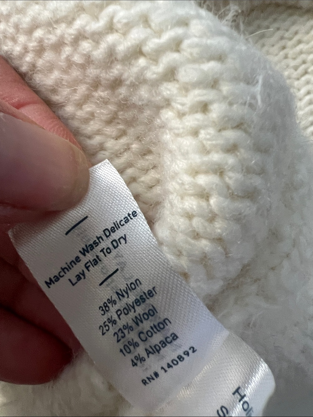 Marine layer Archive Alpine Fair Isle Sweater in Cream Rainbow Medium $148 - Picture 7 of 7